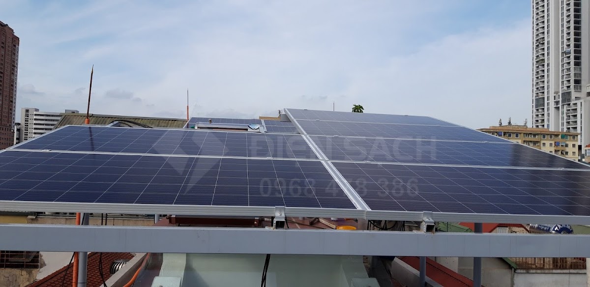 Hệ thống điện mặt trời mái nhà 7,92kwp