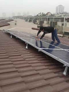 Điện mặt trời độc lập cho biệt thự tại EcoPark