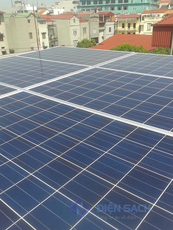 Hệ thống điện mặt trời 1,5 kWp cho biệt thự