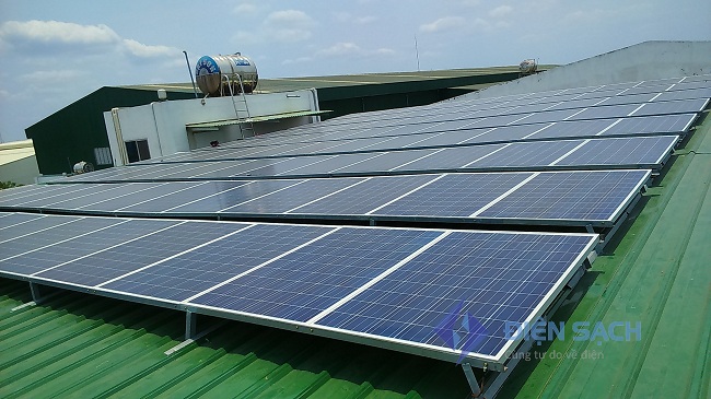 Hệ thống điện mặt trời nối lưới ba pha 20kw