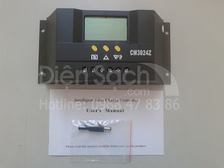Bộ điều khiển sạc mặt trời 30A 12V/24V LCD
